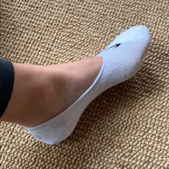 White Nike No Show Socks - Picture 3 of 8